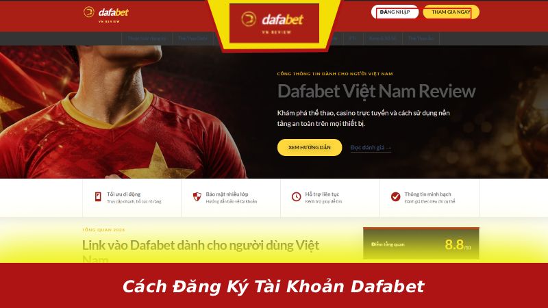 Cách đăng ký tài khoản Dafabet cho người mới